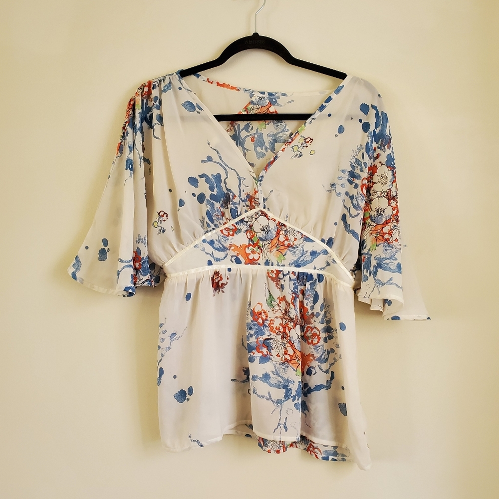 Fun Flirty Floral Date Shirt